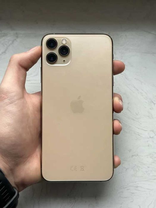 HIT! iPhone 11 Pro Max 64GB - Złoty - Nowa Bateria 100%