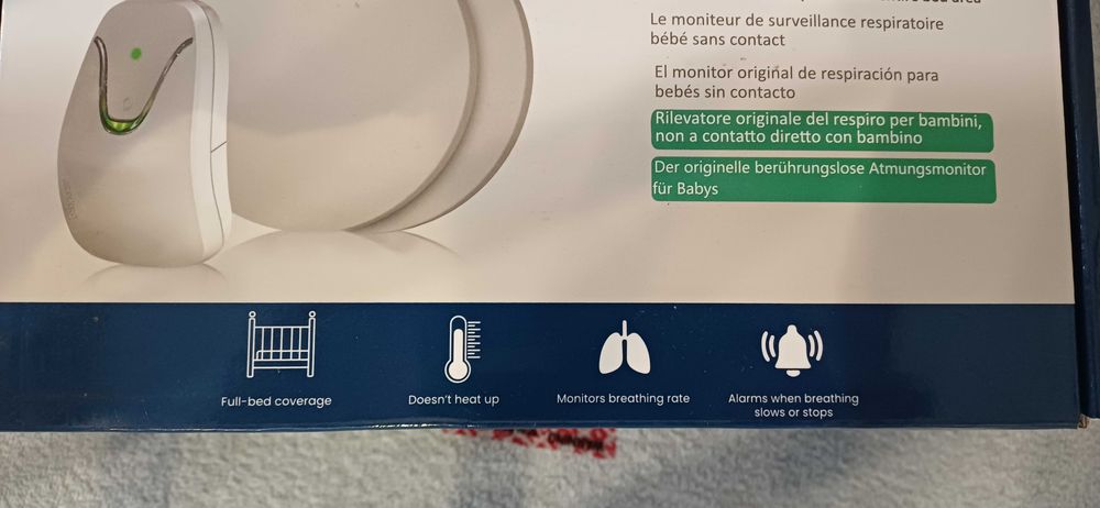 Monitor Oddechu dla Niemowląt Babysense 7 – Stan Idealny