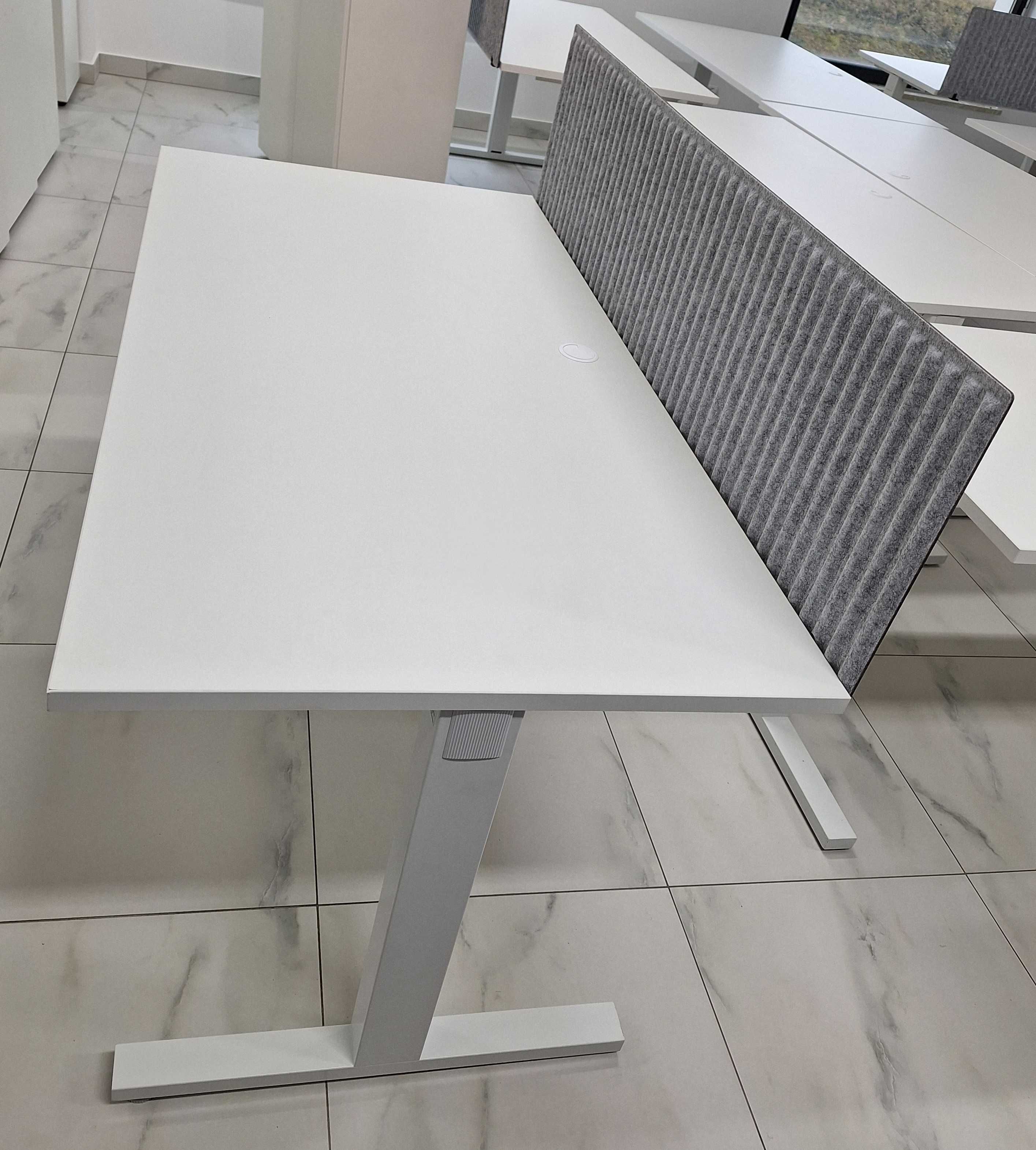 Biurko kolor biały wymiary 160x80x73,6