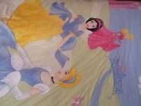 Capa de edredon e de almofada Princesas Disney