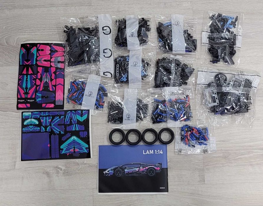 Конструктор Technic Lamborghini Sian 1314 деталей сумісний з LEGO лего