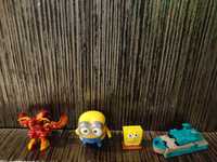 Figurki Minionki SpongeBob Kanciastoporty Bakugan statek Transformers