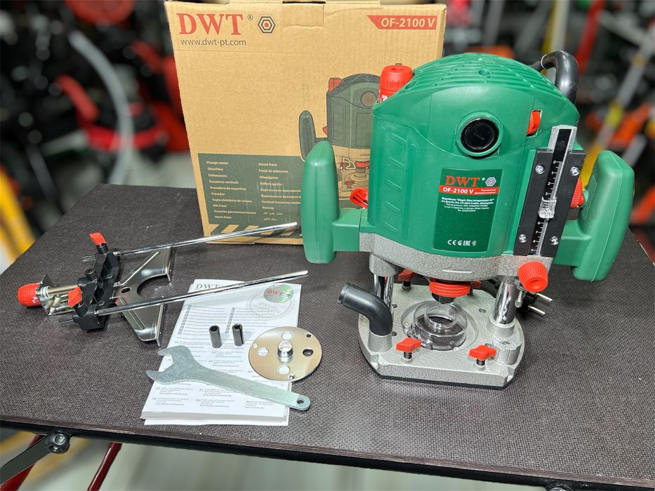 Фрезер DWT OF-2100 V Плавный пуск 2100 Вт Стабилизация оборотов