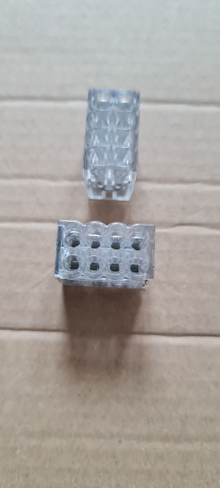 Złączki elektryczne 10szt typu wago 8,