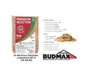 PELLET wysokokaloryczny biomasa premium selection 15kg/975kg paleta