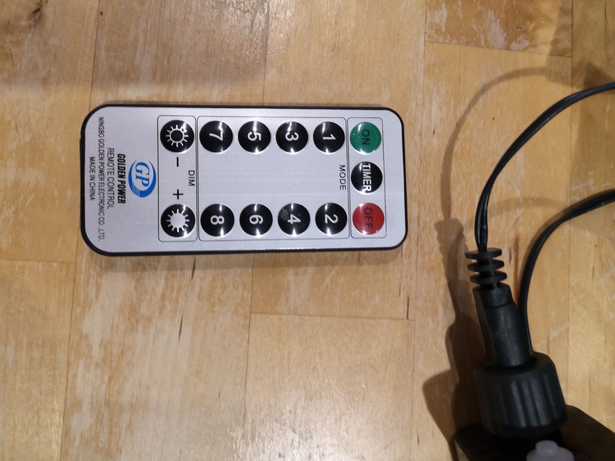 Lampki LED z pilotem choinkowe nowe 600 led, barwa zimna