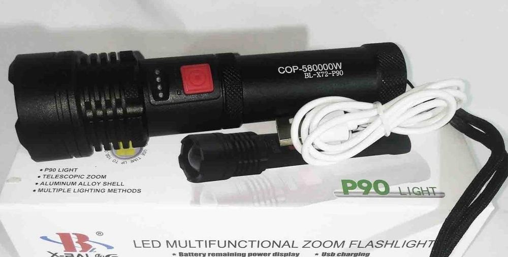 Тактический фонарь POLICE BL-X72-P90 фонарик 5 режимов