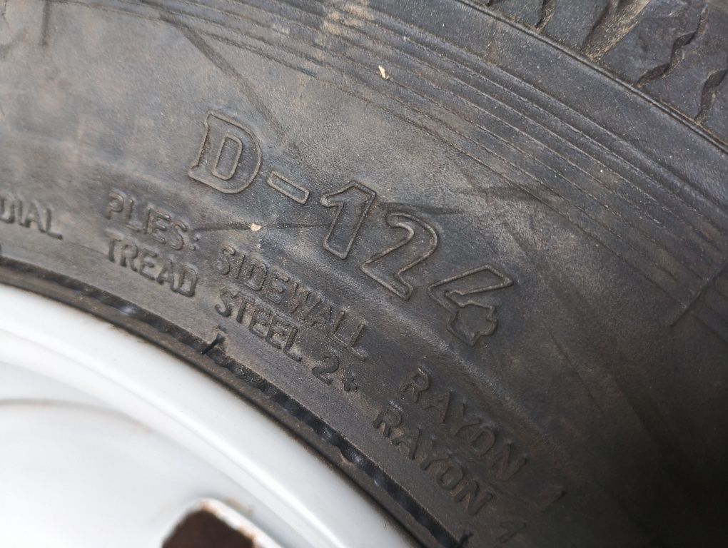 Koło Fiat 126p ,Maluch Nowe , 135 SR 12 felga 1998 opona 2002 Stomil