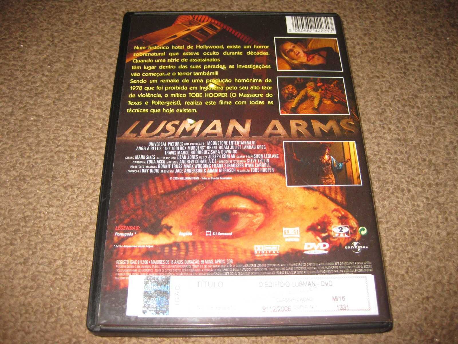DVD "Toolbox Murders- O Edifício Lusman" de Tobe Hooper/Raro!