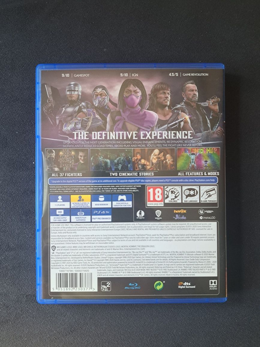 Mortal kombat 11 Ultimate Ps4 Jak nowa