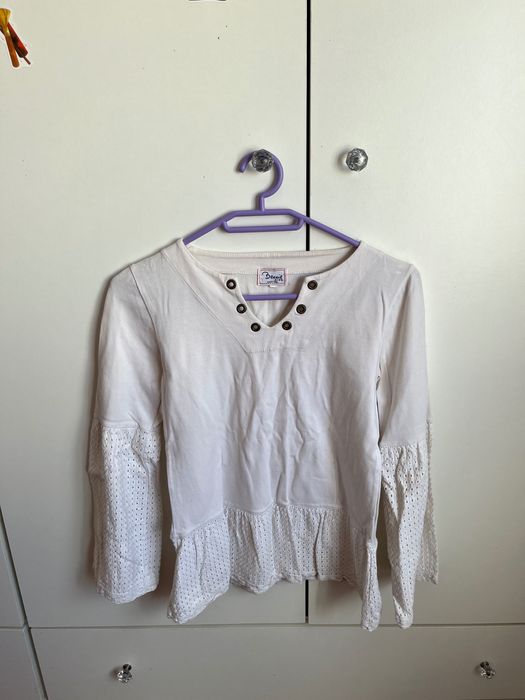 Camisola de criança branca