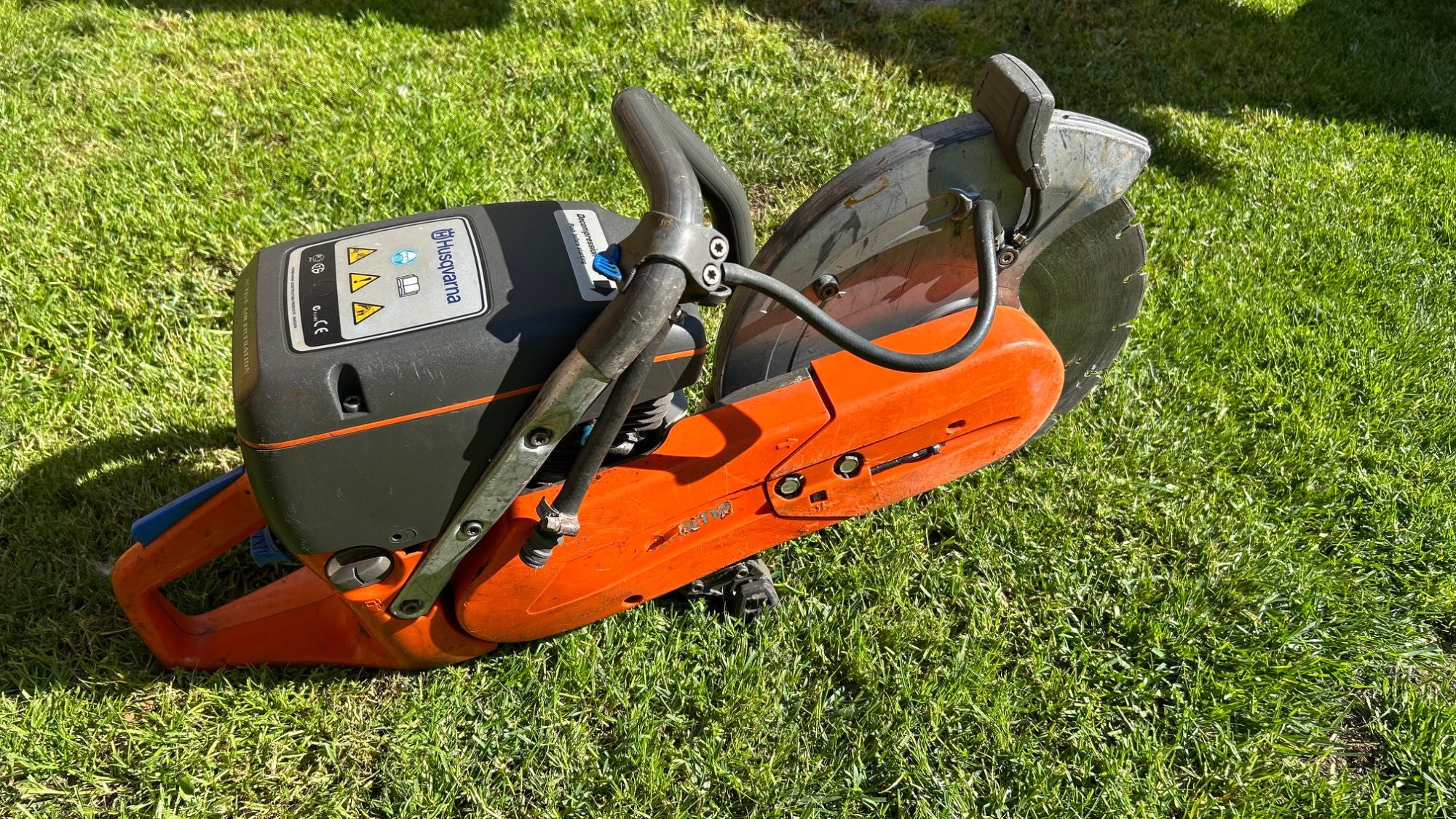 Piła do betonu spalinowa przecinarka Husqvarna K750 tarcza 300 mm