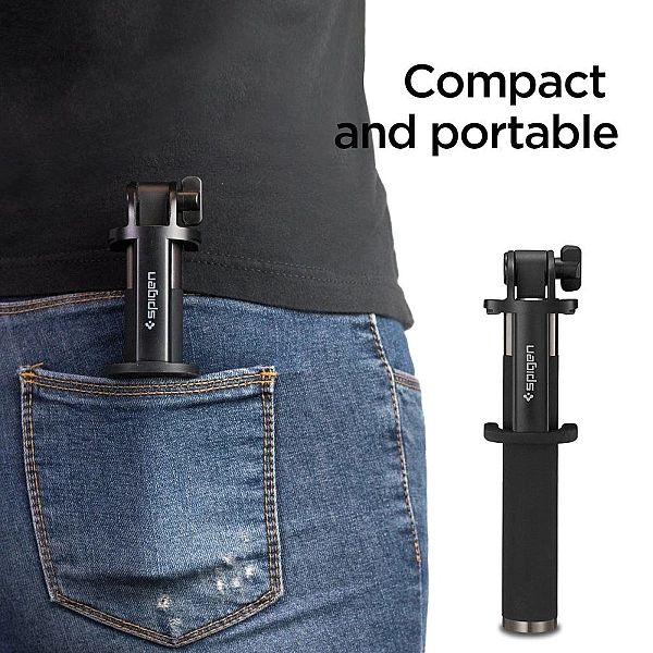 Selfie Stick Spigen S530w bezprzewodowy czarny