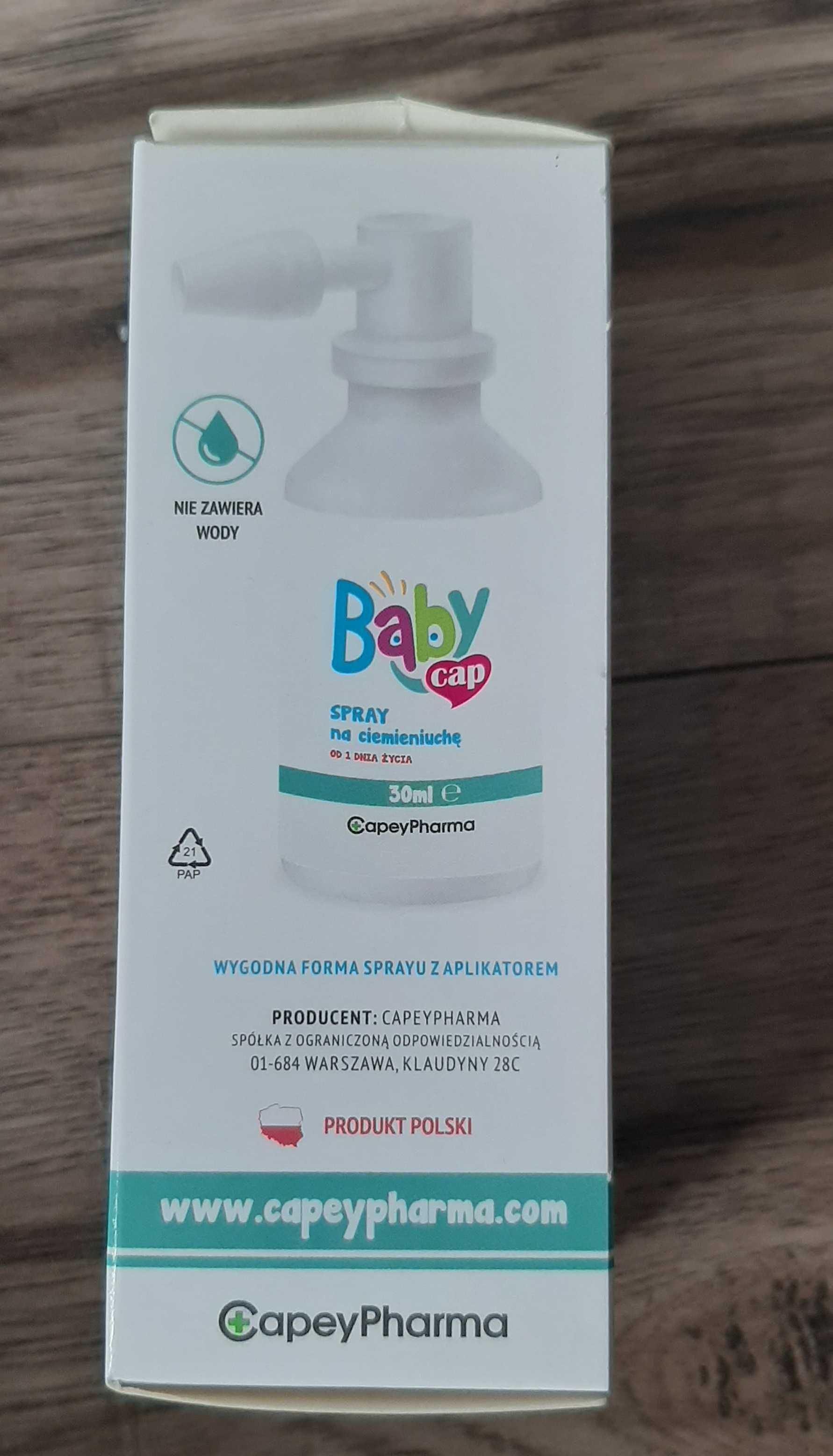 BABY CAP spray na ciemieniuchę 30 ml