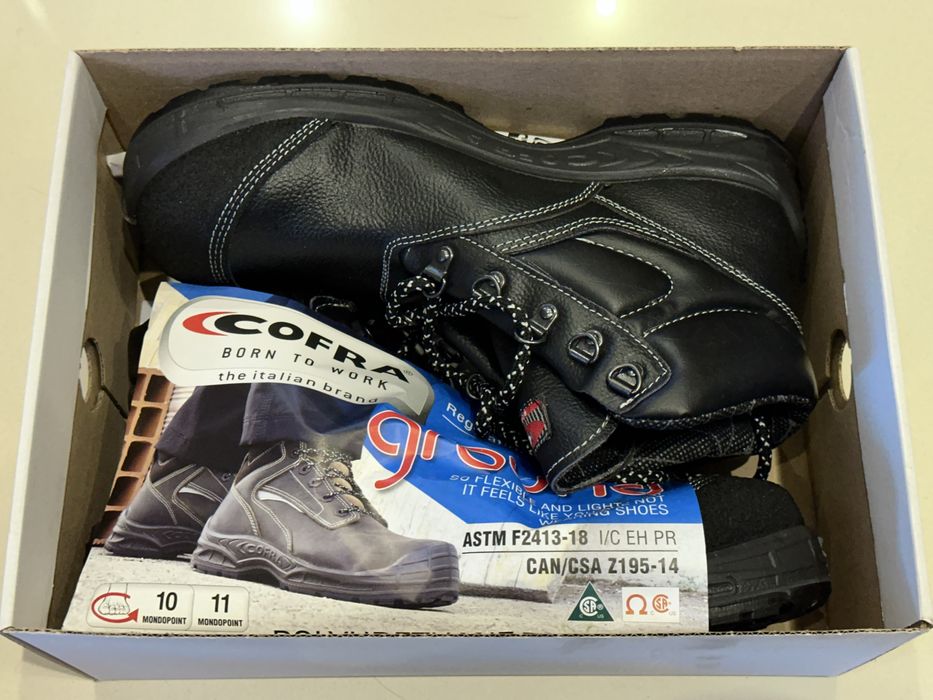 Cofra NOWE BUTY robocze Brno Black nowe obuwie do pracy S3 SRC 42