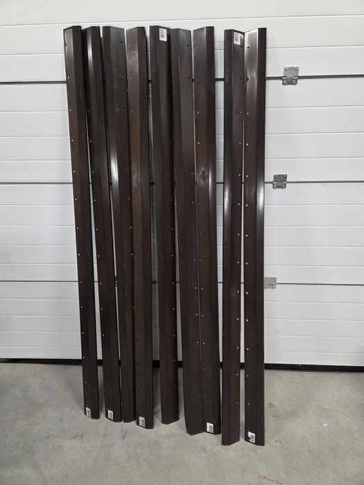 Profile okapowe K10R - 9 szt Brąz RAL 8019 Renoplast