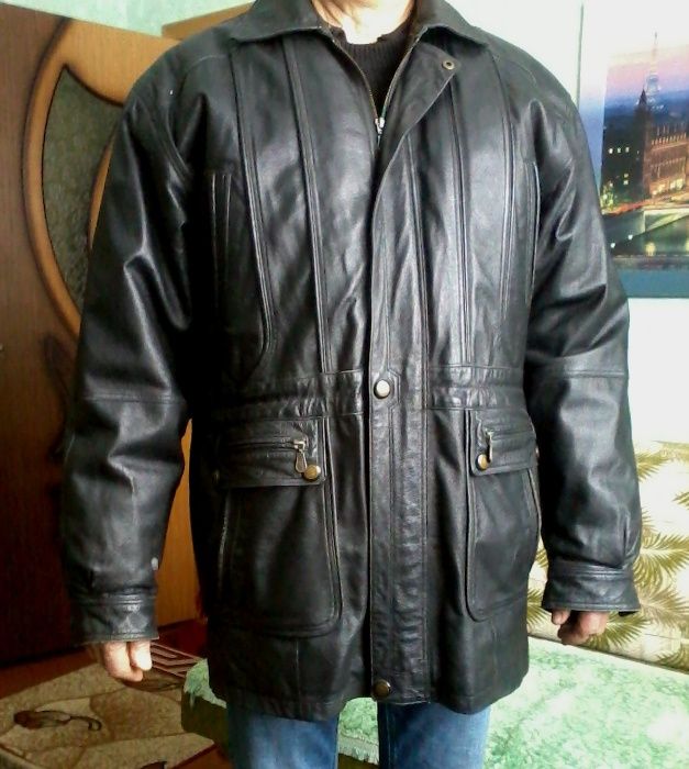 Куртка чоловіча,міцна, натуральна шкіра.