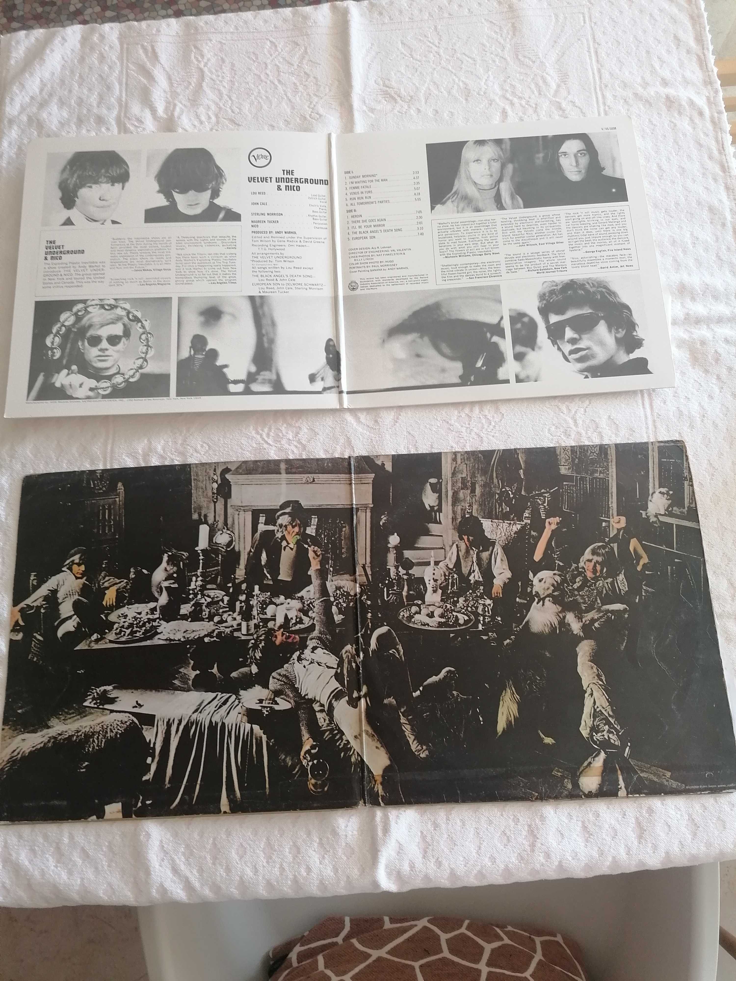 Vendem-se vinis em bom estado (novos/usados) R. Stones/V. Underground