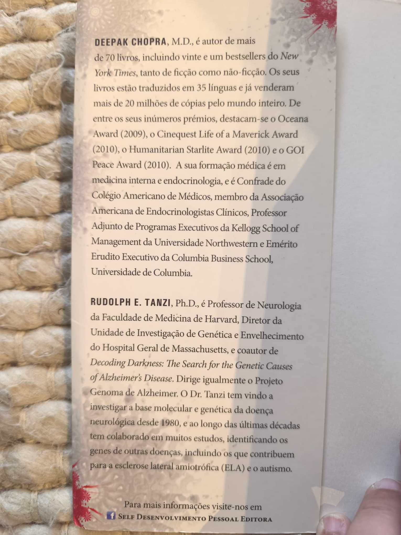 Livro "Supercérebro" de Deepak Chopra e Rudolph E. Tanzi