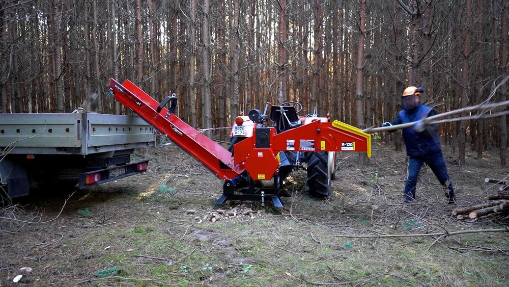 PROMOCJA rębak walcowy REMET R-120 + taśma  == NOWY==