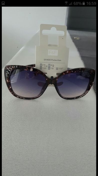 Nowe okulary przeciwsłoneczne damskie 100%UVA&UVB