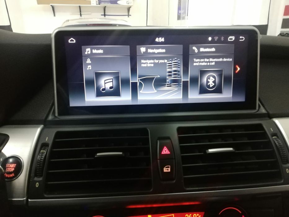 Rádios Android BMW E70 E71 X5 X6 Bluetooth navegação gps Wifi