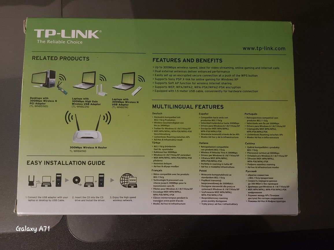 Karta sieciowa tp link TL-WN822N