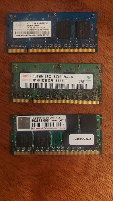 Оперативна пам'ять ddr2, ddr3, ddr4 на ноутбук