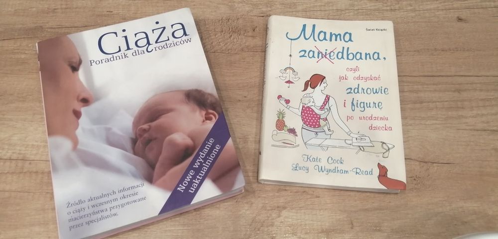 Zestaw książek poradnik CIĄŻA i poradnik po ciąży OKAZJA