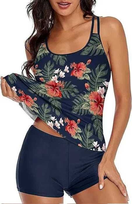 Nowy kostium kąpielowy / strój / tankini / bluzka / majtki !XL! !B341!