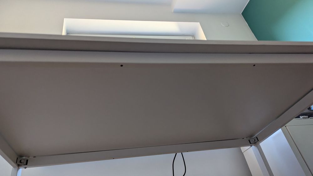 Biały stół biurko IKEA 125x75