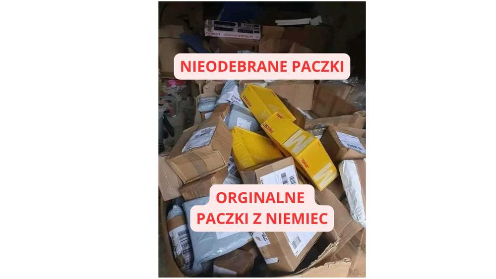 NIEODEBRANE PACZKI DE DHL Amazon Otto eBay nocy palety mix boxy Niemcy