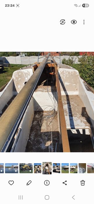 Jacht żaglowy Hurley 22 do remontu