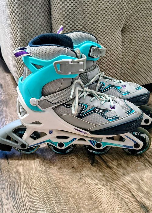 Rolki Oxelo Decathlon regulowane rozm. 35-38