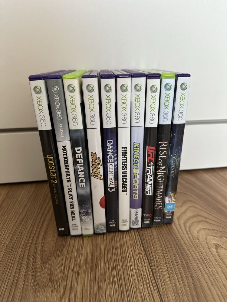 Xbox 360 + kinect + pad + 10 gier