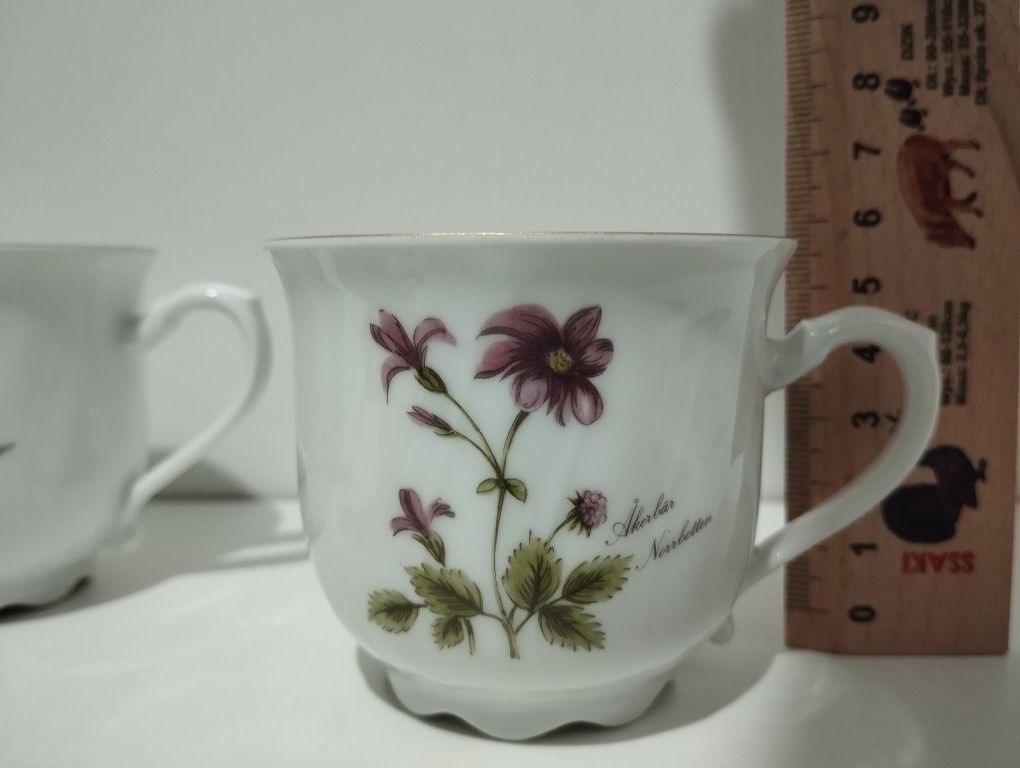 Zestaw filiżanek do herbaty, espresso porcelana Bavaria  Regina