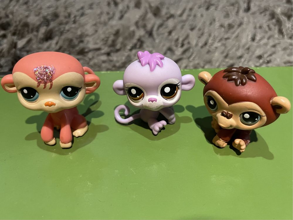 LPS Littlest Pet Shop oryginalne figurki: Zestaw dzikie zwierzęta