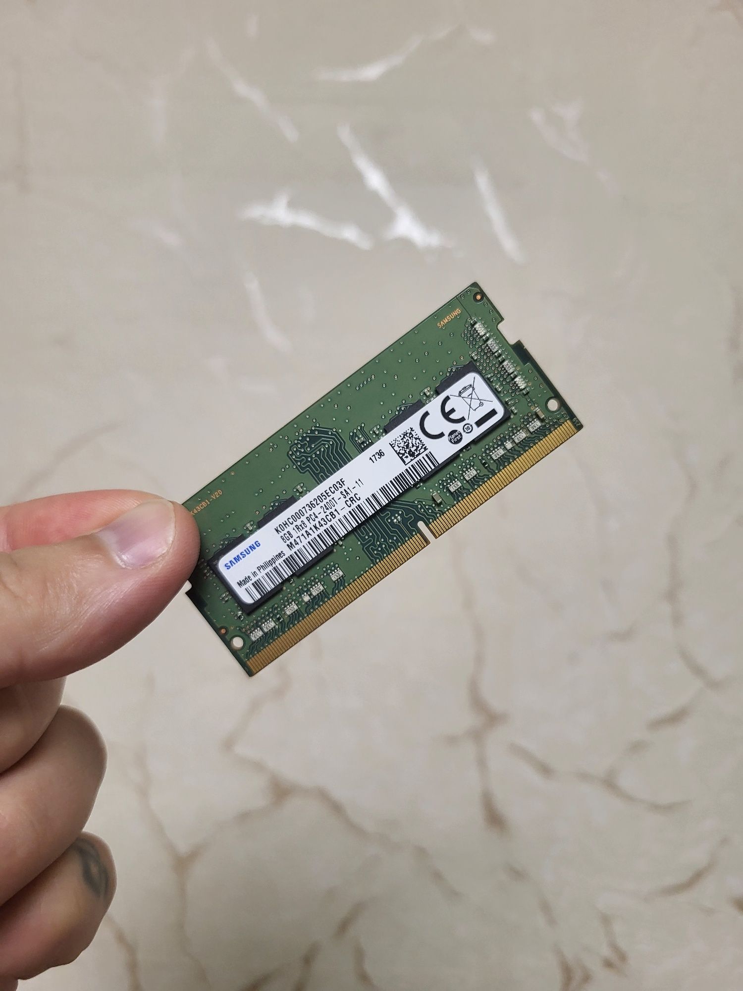 Оперативная память DDR4 2 x 8 gb. 2400T