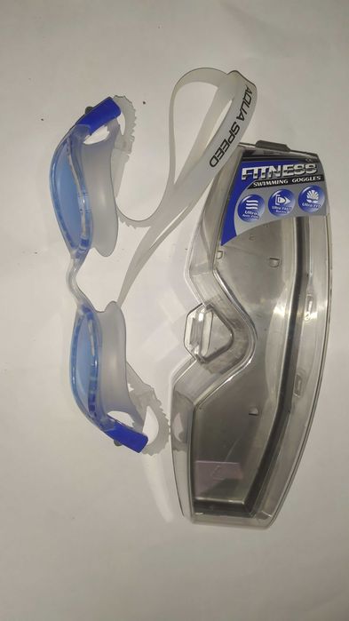 Okulary do pływania Aqua Speed Fitness Pacific bezbarwne nowe okazja