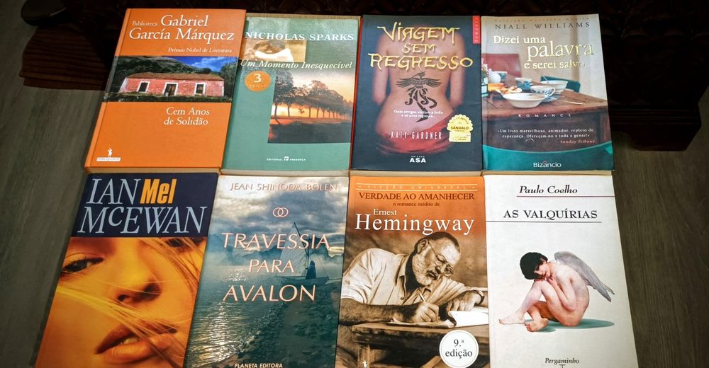 Vários livros usados em bom estado