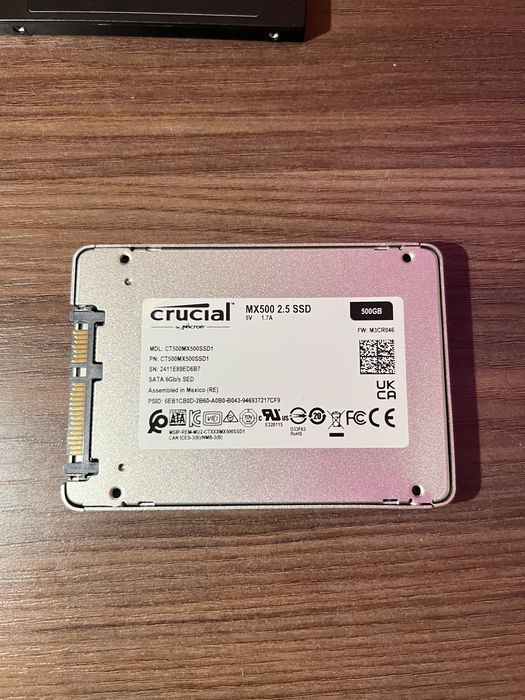 Лот: 4× SSD 2.5” SATA (нові, без заводської упаковки, перевірені)