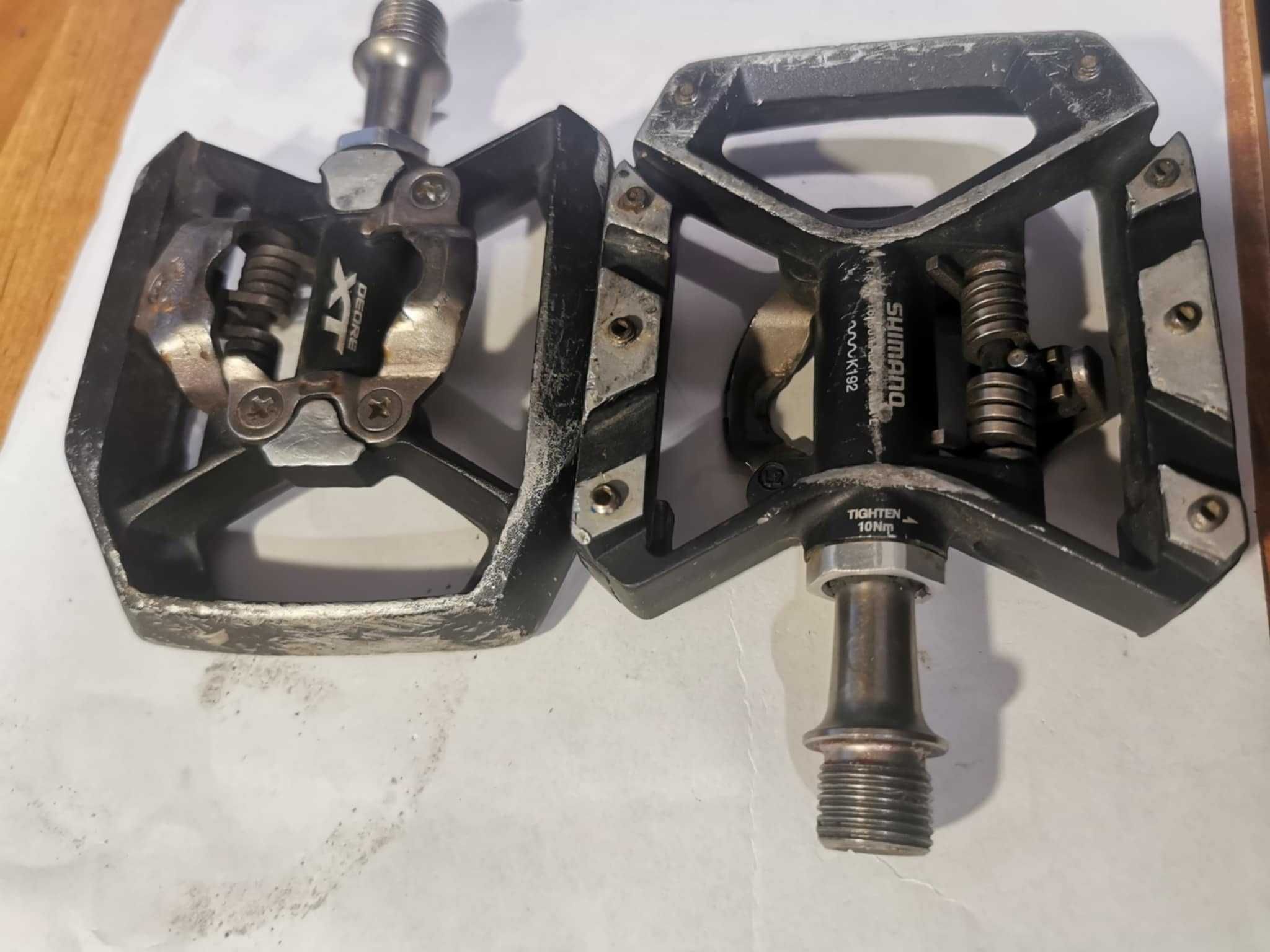 Pedały Shimano Deore XT PD-T8000 + bloki SH56