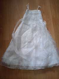 Śliczna sukienka z bolerkiem rozm. 140-146cm