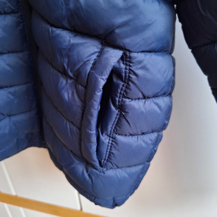 Chłopięca kurtka przejściowa granatowa roz. 128, 7-8 lat