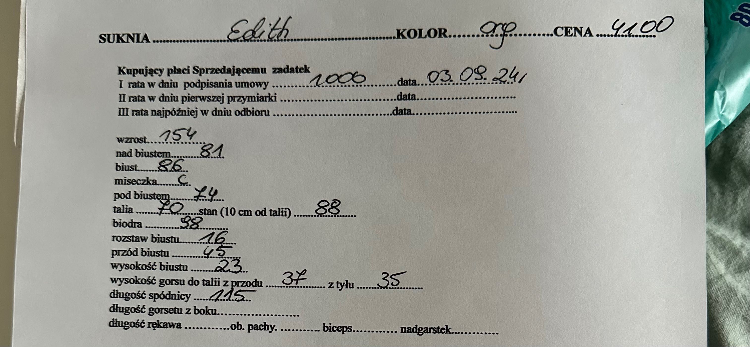 Suknia Ślubna Edith