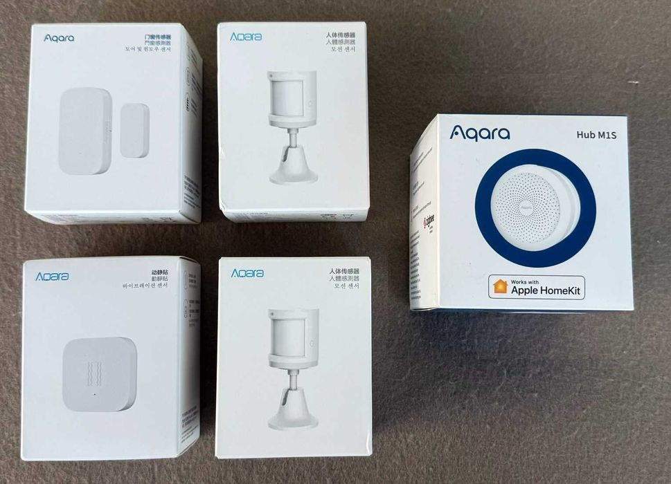 Kit Alarme SmartHome Xiaomi / Aqara - Hub + 4 sensores