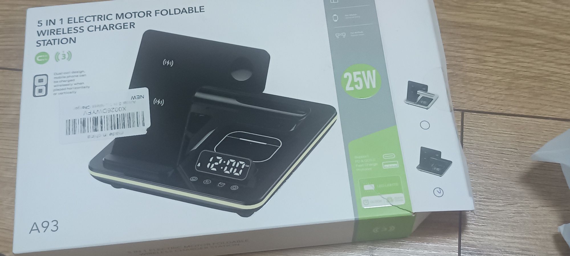 Stacja ładująca A93 5 w 1 Apple Indukcyjna Ładowarka 25W