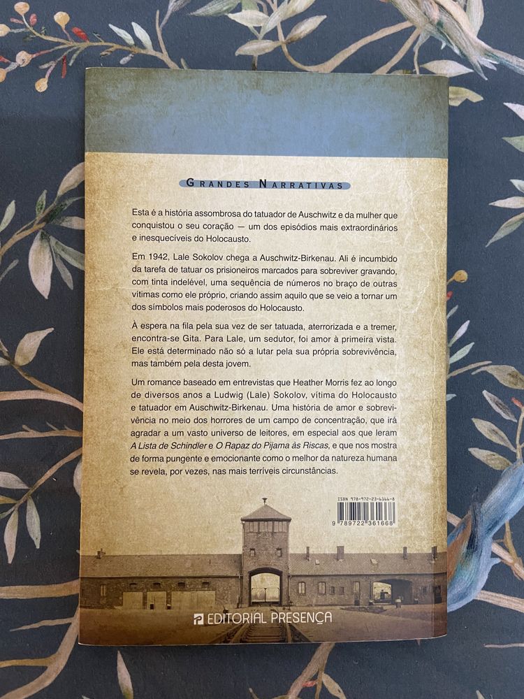 Livro O Tatuador de Auschwitz (Heather Morris)