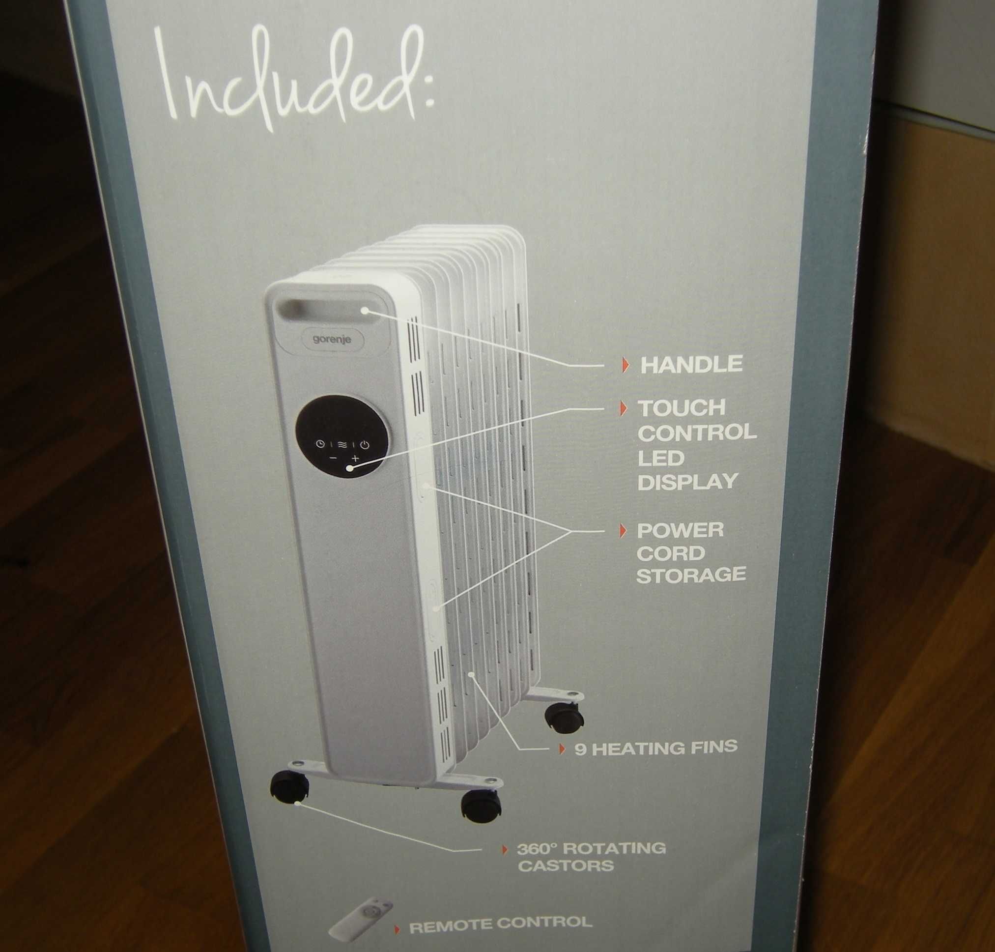 Масляный напольный обогреватель  Gorenje OR 2000 E