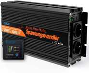 Inversor * Conversor EDECOA 1500W / 3000W * ONDA PURA * [12V/24V]